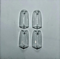 Indicator Cover & Backlight Cover for 70cc Bikes – Crystal White