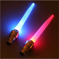 Motion Activated Glow Bike Flashlight – Multicolor LED Tire Valve Cap Wheel Light for Bicycle, Car & Motorcycle