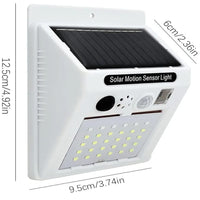 Alarm Sound Security Solar Lamp with Motion Detector & Remote Control – Solar Animal Repeller Light
