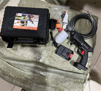 Automatic Cordless Car Wash Spray Gun | 48V High Pressure Lithium Battery | Wireless Foam Jet Washer