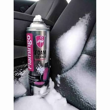 Flamingo Foam Cleaner 650ML – Multi-Purpose Deep Cleaning Spray for Upholstery, Carpets, Leather & Hard Surfaces
