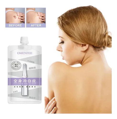 OMENFEE Cold White Skin All Over Whitening Lotion | Intensive Body Brightening Serum | Dark Spot Corrector & Skin Tone Enhancer