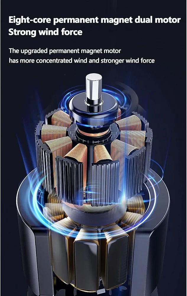 Double-Ended Spray Water Mist Fan – Dual Fan Cooling with 90° Rotation, RGB Lights, and Strong Brushless Motor – USB Powered Desktop Air Cooler