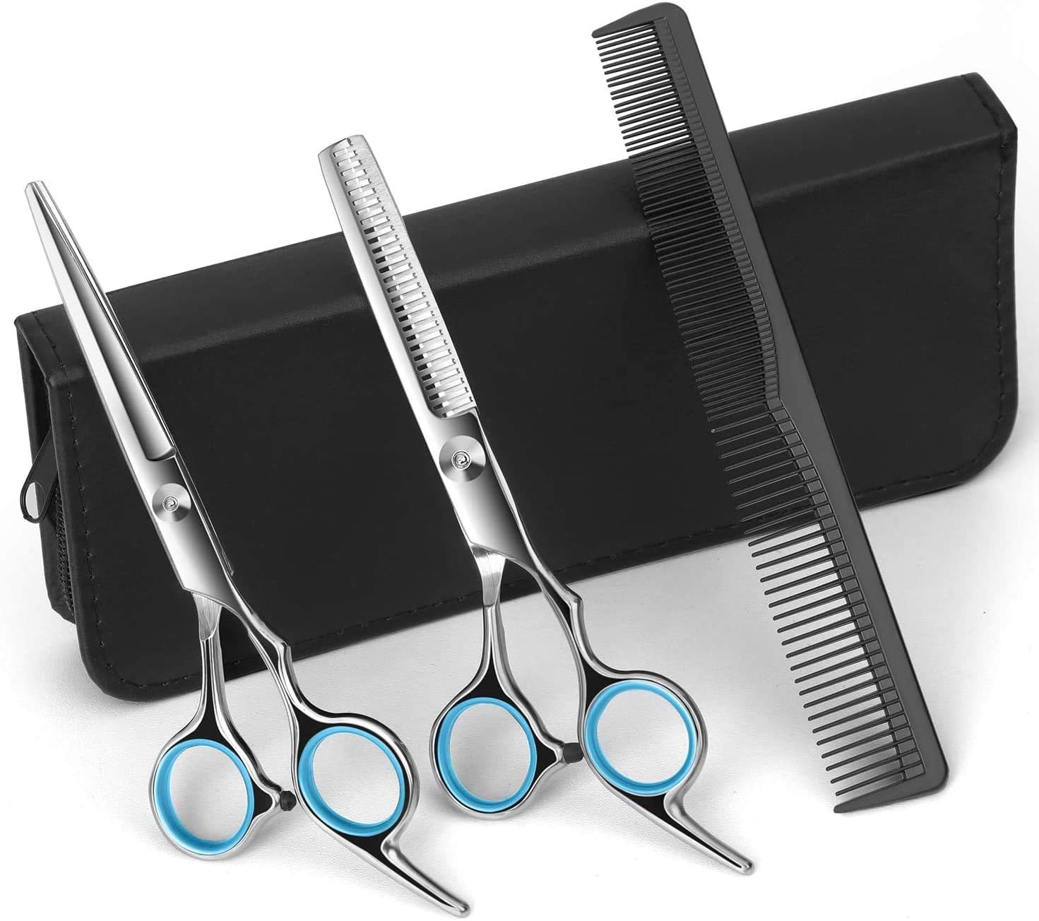 WAXZAA Professional Barber Scissors Kit – Premium Hair Cutting Accessories