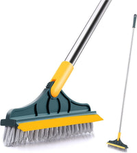 Broom Wiper 2-in-1 Dual Purpose Cleaning Tool – Strong Bristles & Built-In Wiper Blade for Easy Floor Sweeping, Dust Removal & Water Wiping | Durable Daily Use