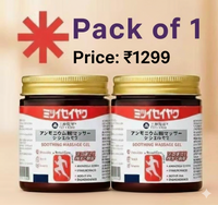 Melodine Japanese Soothing Massage Gel  – For Neck, Shoulder, Knee & Muscle Pain Relief - Fast Acting