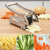 Stainless Steel French Fries Potato Cutter Double Blade High