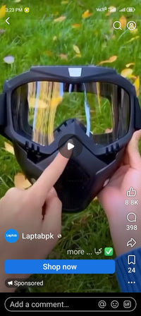 Motorcycle Helmet Bluetooth Headset Bluetooth 5.3 Smart Noise Reduction IPX6 Waterproof HiFi Headphones