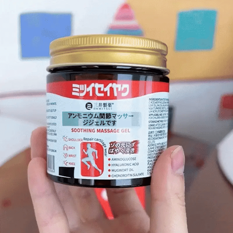 Melodine Japanese Soothing Massage Gel  – For Neck, Shoulder, Knee & Muscle Pain Relief - Fast Acting