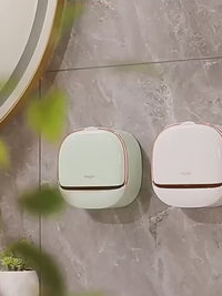 Luxury Soap Holder With Drain Tray – Wall Mounted Soap Case Box Designed To Keep Your Soap Bars Dry And Long Lasting (Random Color)